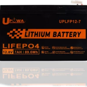 upowa 12.8v 7ah lithium battery sealed inverter battery