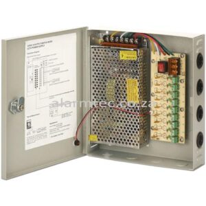 10amp 8 way powersupply in box with keys