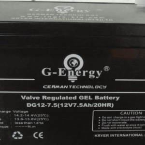 g energy 12vdc 7.5 amp gell battery
