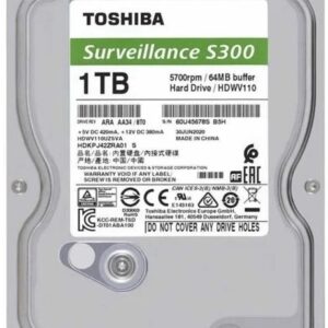 toshiba s300 pro 1tb surveillance hard drive with 1tb of storage capacity and support for up to 64 v