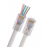 rj45 network plug (pass through)