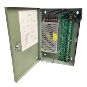 15amp 18 way powersupply in box with keys