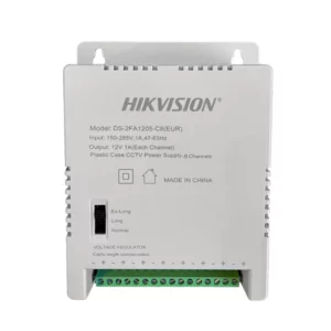 hikvision 12 volts 4 channel cctv power supply ds 2fa1205 c8 (eur)