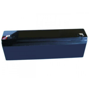 12 v 2.4 ah, 178x35x61 sealed lead acid battery with f1 terminals = spade 4.7mm