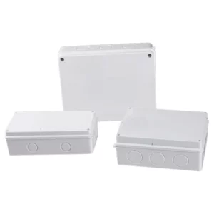junction box 113x113x55 with hole and plug