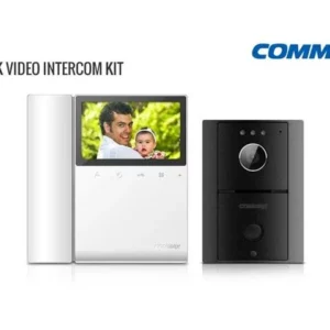 Commax 4.3 Inch Video Colour LED Touch Button Kit