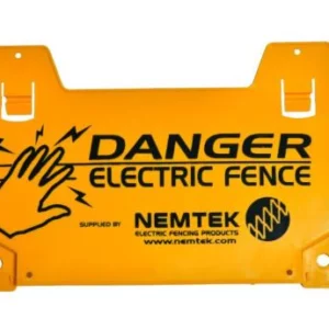 Nemtek Electric Fence Warning Sign